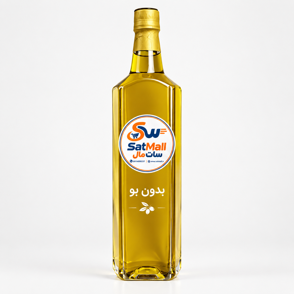 روغن زیتون بدون بو و تصفیه‌شده ۱ لیتری سات مال